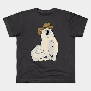 COWBOY CAT Kids T-Shirt